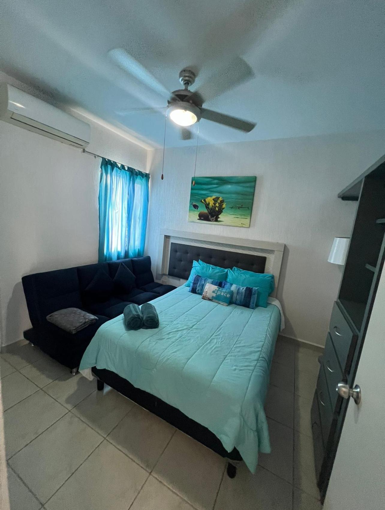 Departamento Blue Vacacional Apartment Плая дел Кармен Екстериор снимка