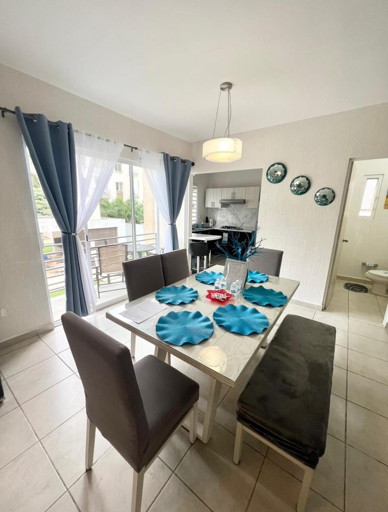 Departamento Blue Vacacional Apartment Плая дел Кармен Екстериор снимка