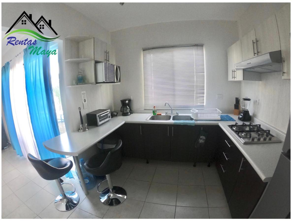 Departamento Blue Vacacional Apartment Плая дел Кармен Екстериор снимка